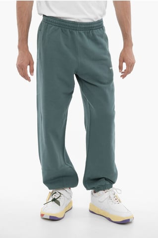 SEASONAL Brushed Cotton CHAIN ARROW Joggers in Green