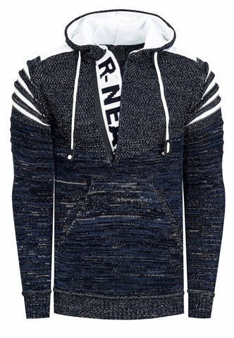 1/2 Zip Chunky Knit Future Hoodie