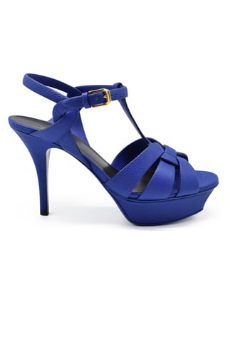 Saint Laurent Tribute sandals Blue