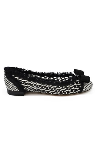 Salvatore Ferragamo Ballerines Varina Zwart