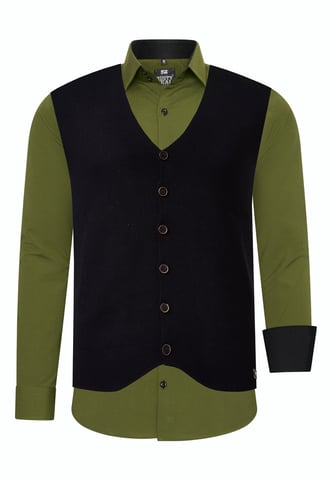 Shirt with vest 2 piece set