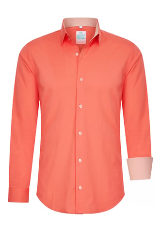 Pastel Shirt S - 6XL Slim Fit Cotton-Stretch