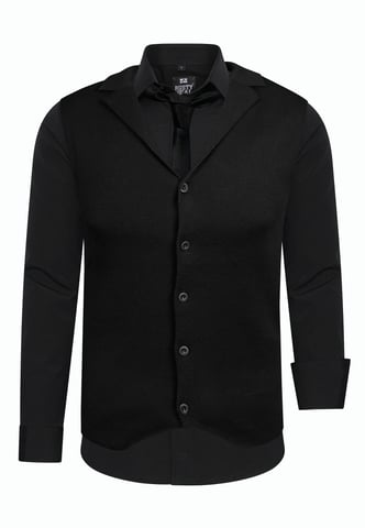 Shirt with vest and tie 3 piece set