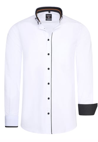 Business shirt in casual design stretch effect