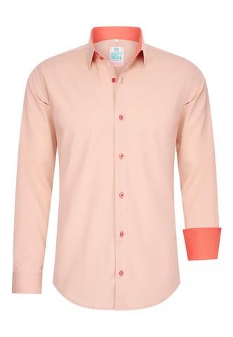 Pastel Shirt S - 6XL Slim Fit Cotton-Stretch