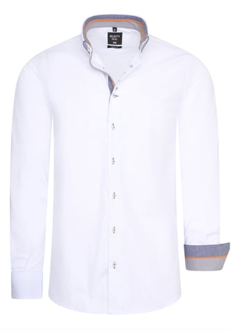 Long sleeve stretch business and leisure shirt