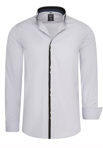 Casual shirt with double button closure