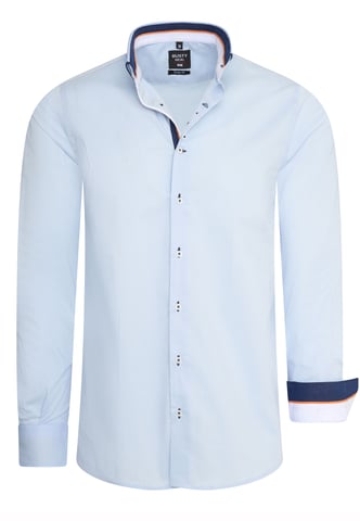 Long sleeve stretch business and leisure shirt