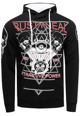 Sweatshirt with rocker print