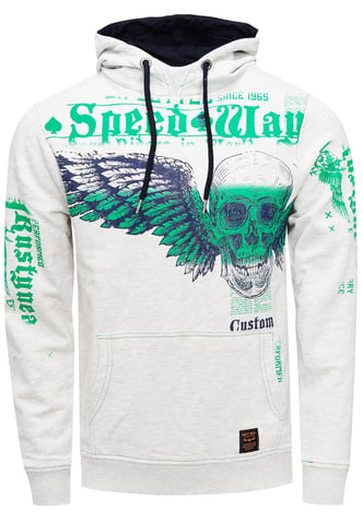Streetwear "FLYING SKULL" Sweater
