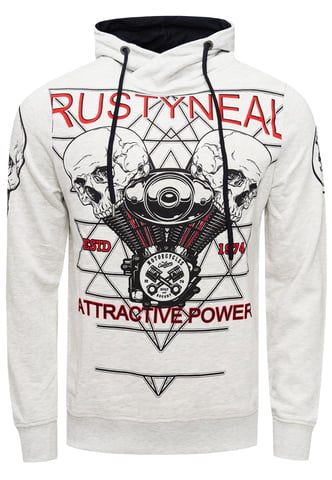 Sweatshirt with rocker print