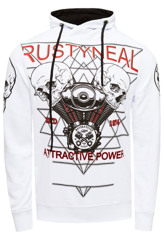 Sweatshirt with rocker print