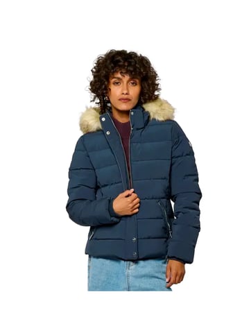 Kaporal women's down jacket Mibby in navy blue