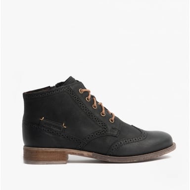 Josef Seibel Sienna 74 Womens Leather Ankle Boots Black