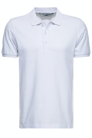 Way of Glory Herren WAY OF GLORY Herren Premium Poloshirt aus hochwertigem Pikee weiß