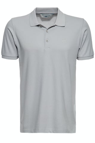 Way of Glory Herren WAY OF GLORY Herren Premium Poloshirt aus hochwertigem Pikee grau