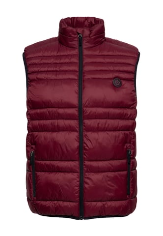 Oklahoma Herren Steppweste bordeaux