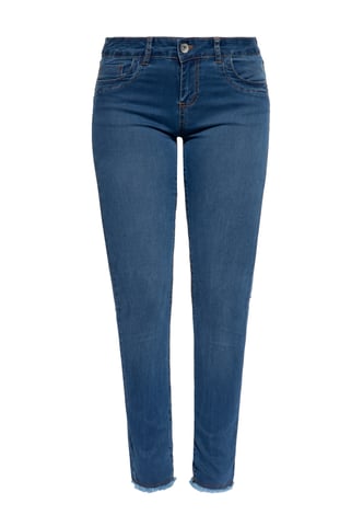 Amor, Truth & Trust Damen Jeanshose Leoni mittelblau