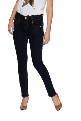 Amor, Truth & Trust Damen Damenjeans Zoe dunkelblau