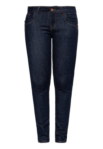 Amor, Truth & Trust Damen Red Selvedge Slim Fit Jeans Leoni dunkelblau
