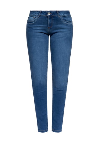 Amor, Truth & Trust Damen Jeanshose Leoni mittelblau