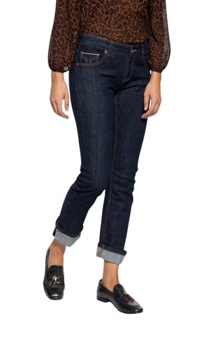 Amor, Truth & Trust Damen ATT JEANS Damen Red Selvage-Jeans Stella dunkelblau