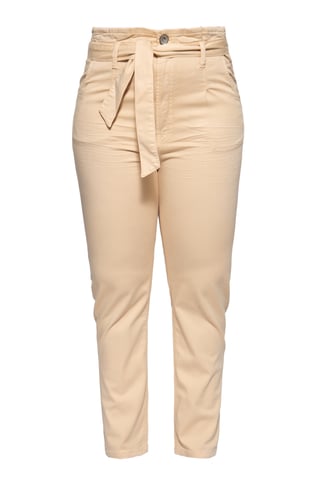 Amor, Truth & Trust Damen Paperbag Hose Moon pastellgelb