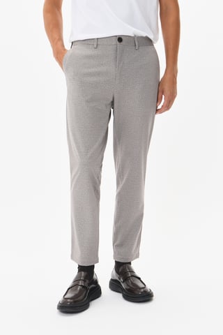 Casual broek Regular fit melange