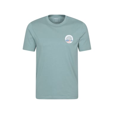 Mountain Warehouse Mens Brighton Short-Sleeved T-Shirt (Pale Green)