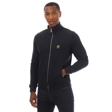 Men's Belstaff Full Zip Sweatshirt in inkwell