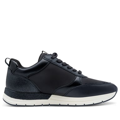 Tamaris Womens Navy Blue Fashion Lace-up Zipped Sneakers Trainers
