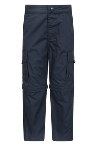 Mountain Warehouse Childrens/Kids Zip-Off Active Trousers (Navy)