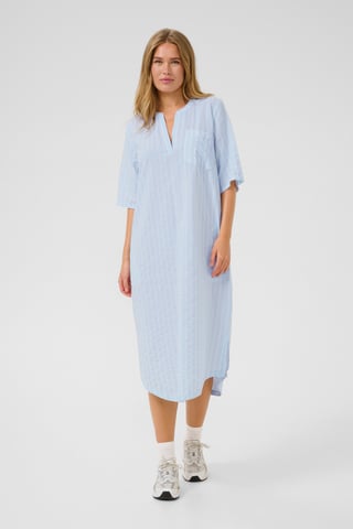 Jurk Loose fit blue white