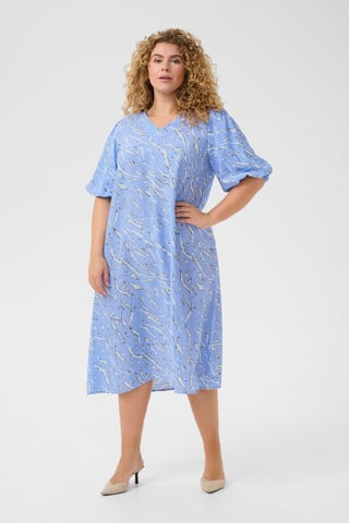 Jurk A-shape blue
