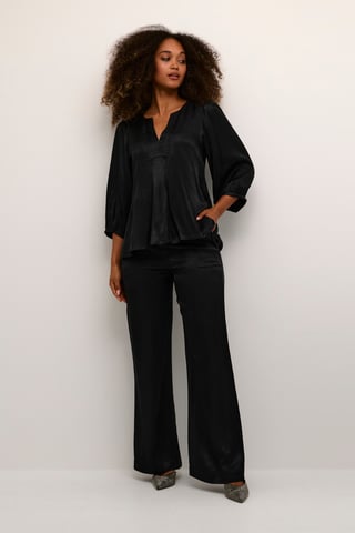 Blouse with short sleeve A-shape Meteorite