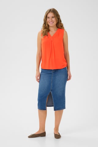 Sleeveless blouse Regular fit Grenadine