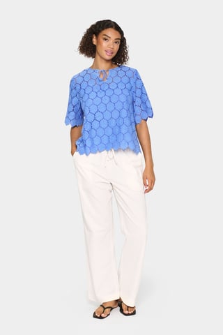 Blouse with short sleeve Loose fit Provence