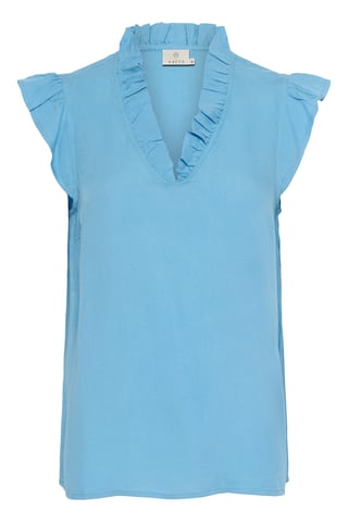 Blouse with short sleeve Regular fit Heritage Blue