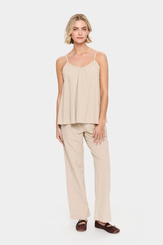 Sleeveless blouse Loose fit Plaza Taupe