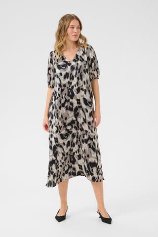 Dress Casual fit Grey Leopard Print