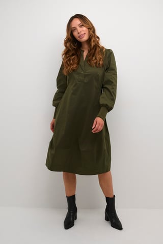 Dress Feminine Silhouette Burnt Olive