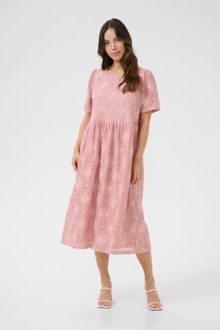 Jurk Feminine Pale Mauve rose