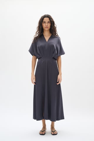 Jurk Feminine Charcoal dark grey