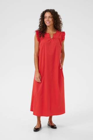 Dress Relaxed fit Fiery Red