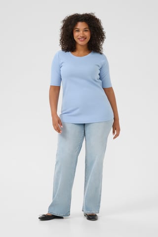 T-shirt Shaped fit Soft Chambray