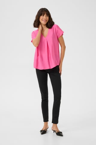 Blouse with short sleeve Regular fit Azalea Pink CC