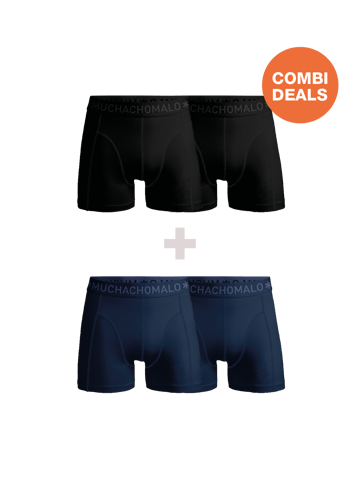 Muchachomalo - 2-pack + 2-pack Boxershorts Men - Combi deal
