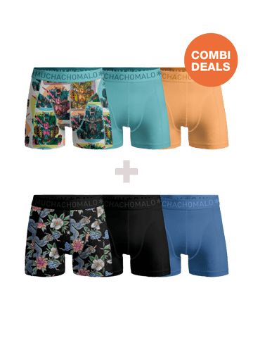 Muchachomalo Heren Boxershorts - 3+3 Pack - Mannen Onderbroeken