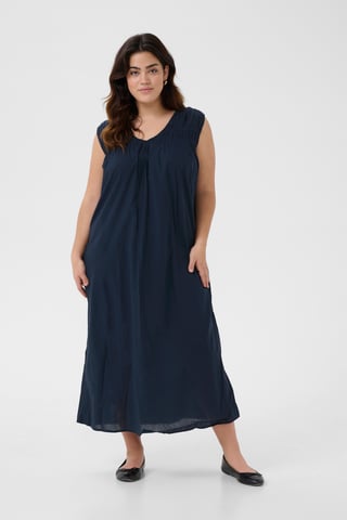 Dress A-shape Midnight Marine