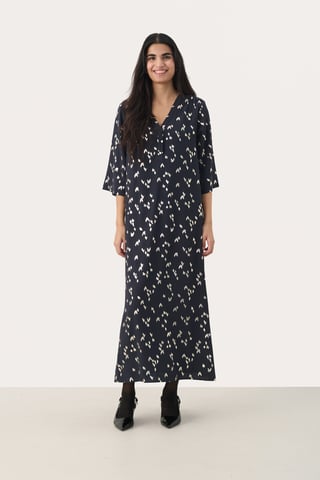 Dress Regular fit Navy Foil Print